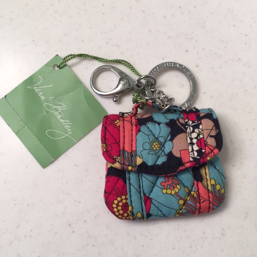 Vera Bradley Coin Purse Keychain!